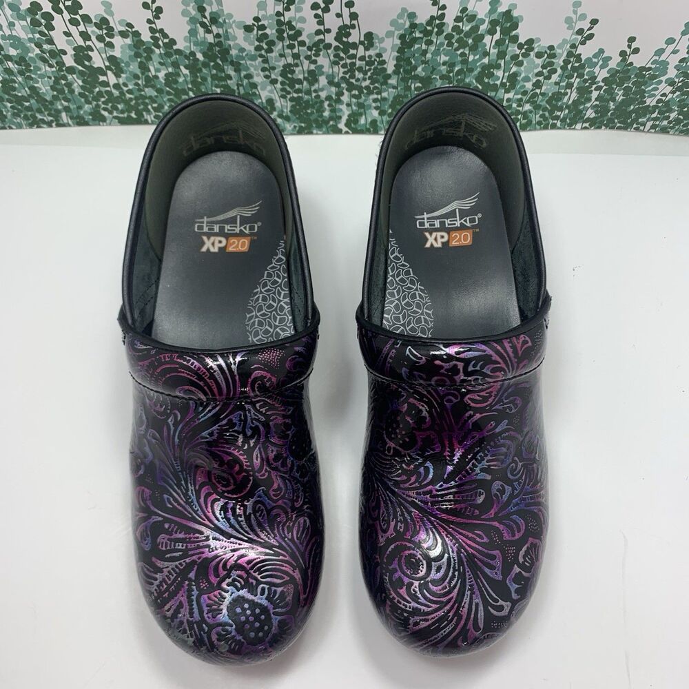 Dansko XP 2.0 Design Leather Professional Clogs Size 38 EU Or 7.5-8 US Women’s - Picture 8 of 16